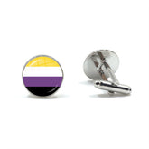 Non-Binary Pride Cufflinks